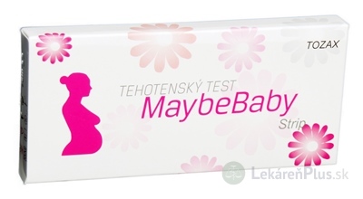 MaybeBaby strip 2v1 tehotenský test (pásik) 1x2 ks