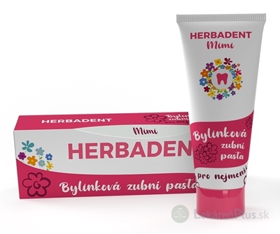 HERBADENT MIMI Bylinková zubná pasta pre najmenších 1x50 ml