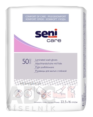 Seni Care Hygienická žinka s fóliou laminovaná, 1x50 ks