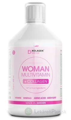 KolagenDrink WOMAN MULTIVITAMIN + COLLAGEN sirup, multivitamín pre ženy 1x500 ml