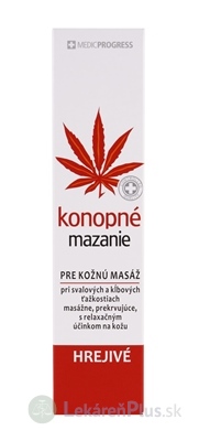 Konopné mazanie hrejivé 1x100 ml