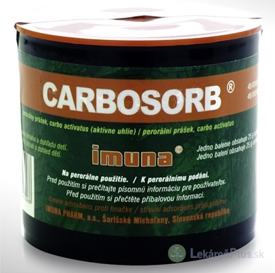 CARBOSORB plv por (vrecko PE) 1x25 g