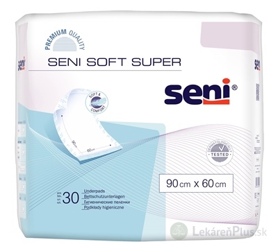 Seni SOFT SUPER hygienické podložky, 90x60 cm, 1x30 ks