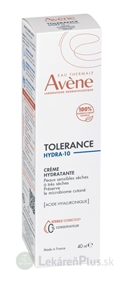 AVENE TOLERANCE HYDRA-10 Hydratačný krém 1x40 ml