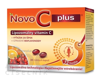 NOVO C PLUS Lipozomálny vitamín C cps 1x30