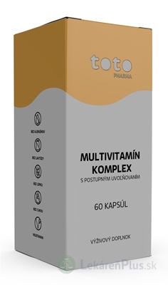 TOTO MULTIVITAMÍN KOMPLEX cps s postupným uvoľňovaním 1x60 ks