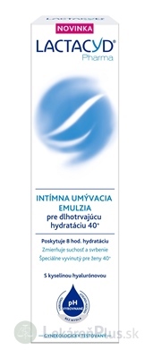 LACTACYD Pharma pre dlhotrvajúcu hydratáciu 40+ intímna umývacia emulzia 1x250 ml