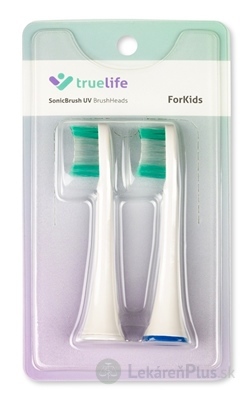 TrueLife SonicBrush UV - ForKids Duo Pack náhradné hlavice pre sonickú zubnú kefku 1x2 ks