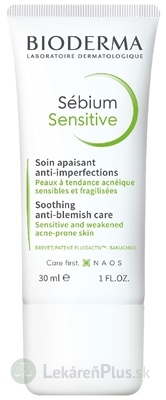 BIODERMA Sébium Sensitive intenzívny krém, aknózna pleť 1x30 ml