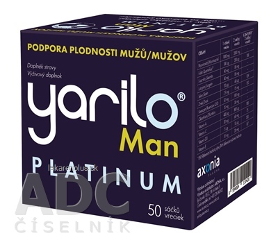 YARILO Man PLATINUM prášok vo vrecúškach 1x50 ks