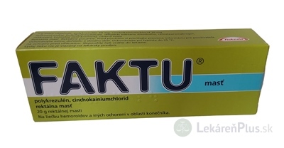 FAKTU masť ung rec (tuba Al+aplikátor) 1x20 g