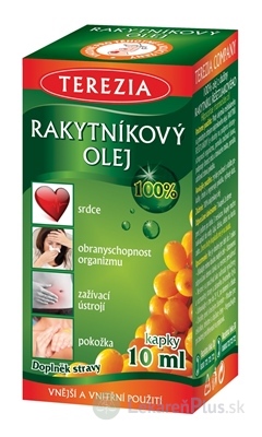 TEREZIA RAKYTNÍKOVÝ OLEJ - 100% (inov.2020) kvapky 1x10 ml