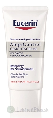 Eucerin AtopiControl Pleťový krém pre suchú pleť 1x50 ml