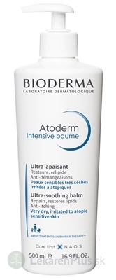 BIODERMA Atoderm Intensive baume upokojujúci balzam (inov.2019) 1x500 ml