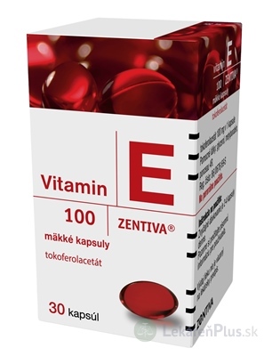 VITAMIN E 100-ZENTIVA cps mol 100 mg (fľ.skl.) 1x30 ks