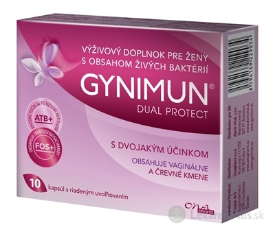 GYNIMUN DUAL PROTECT cps s riadeným uvoľňovaním 1x10 ks