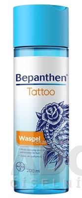 Bepanthen Tattoo umývací gél na tetovanú pokožku 1x200 ml
