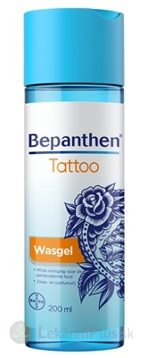 Bepanthen Tattoo umývací gél na tetovanú pokožku 1x200 ml