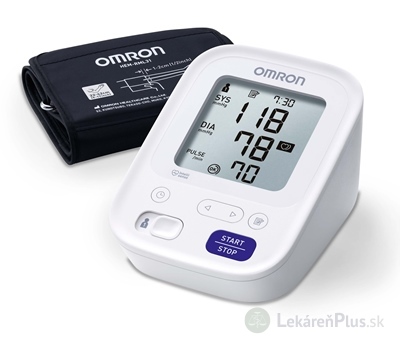 OMRON M3 Tlakomer na rameno (HEM-7154-E) 1 ks + adaptér zdarma 1 ks, 1x1 set