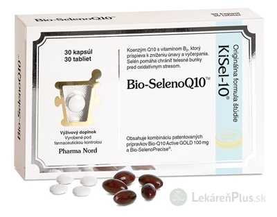 Bio-SelenoQ10 cps 30 (Bio-Q10 Active Gold 100 mg) + tbl 30 (Bio-SelenoPrecise) (60 ks)
