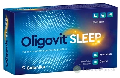 Oligovit SLEEP prášok na perorálne použitie, vrecúška 1x10 ks