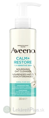 Aveeno CALM+RESTORE Nourishing oat cleanser čistiaci pleťový gél s ovsom 1x200 ml