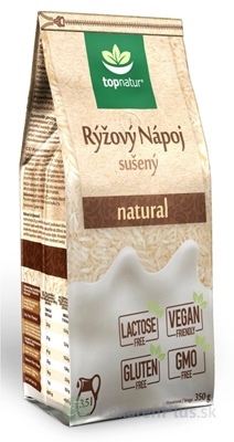 topnatur RYŽOVÝ NÁPOJ sušený nápoj v prášku 1x350 g