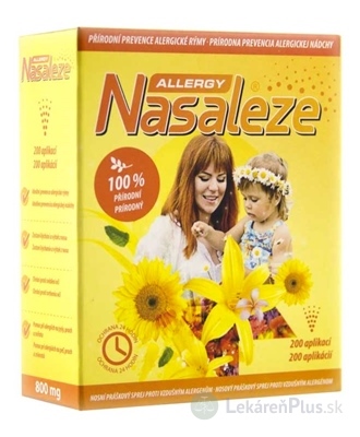 Nasaleze ALLERGY 800 mg nosový práškový sprej, 1x200 dávok