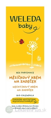 WELEDA baby NECHTÍKOVÝ dojčenský krém na zadoček, bez parfumácie, Calendula 1x75 ml