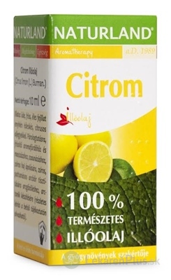NATURLAND 100% ÉTERICKÝ OLEJ CITRÓN 1x10 ml
