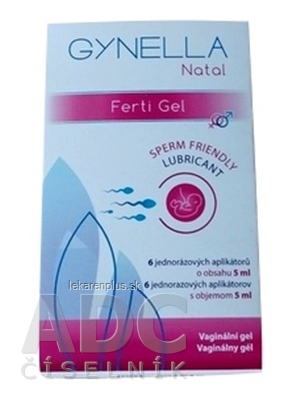GYNELLA Natal Ferti Gel vaginálny gél, jednorázový aplikátor 6x5 ml (30 ml)
