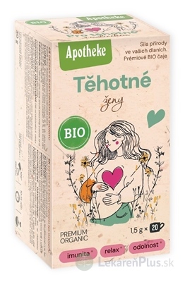 APOTHEKE BIO PRE TEHOTNÉ ŽENY bylinný čaj 20x1,5 g (30 g)