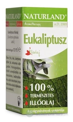 NATURLAND 100% ÉTERICKÝ OLEJ EUKALYPUS 1x10 ml