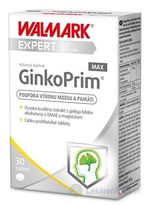 WALMARK GinkoPrim MAX tbl (inov. obal 2019) 1x30 ks