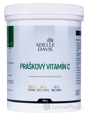 Adelle Davis Práškový VITAMÍN C 1x1000 g