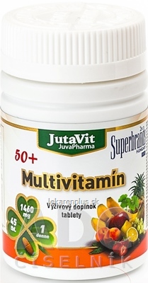 JutaVit Multivitamín 50+ tbl 1x45 ks