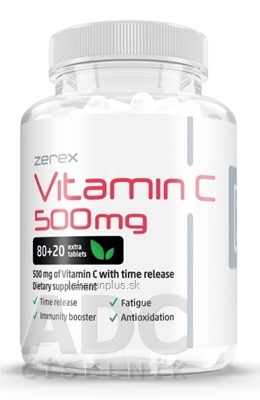 Zerex Vitamín C 500 mg tbl s postupným uvoľňovaním 1x100 ks