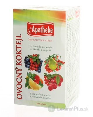 APOTHEKE PREMIER SELECTION ČAJ OVOCNÝ KOKTEJL 20x2 g (40 g)