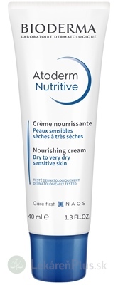 BIODERMA Atoderm NUTRITIVE výživný krém na tvár, suchá pleť 1x40 ml