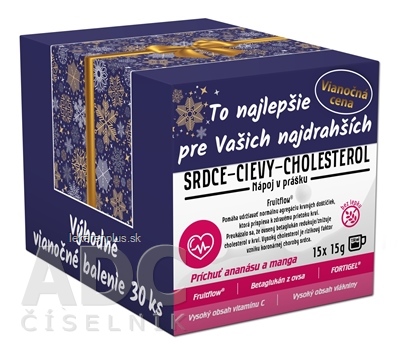 asp SRDCE - CIEVY - CHOLESTEROL Vianoce nápoj v prášku, vrecúška 30x15 g (450 g)