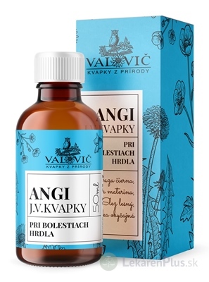 J.V. KVAPKY - ANGI pri bolestiach hrdla 1x50 ml