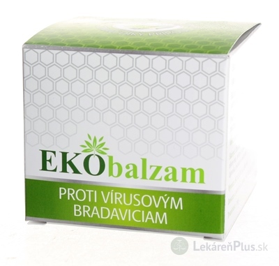 EKObalzam STOP VÍRUSOVÝM BRADAVICIAM balzam 1x50 ml