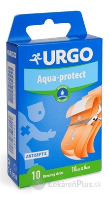 URGO Aqua-protect umývateľná náplasť, 10x6 cm, 1x10 ks