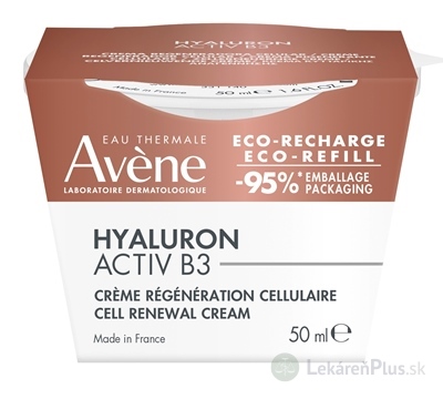 AVENE HYALURON ACTIV B3 Krém pre obnovu buniek náhradná náplň 1x50 ml
