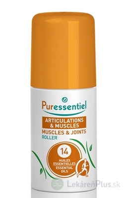 PURESSENTIEL Roll-on na svaly a kĺby 14 esenciálnych olejov 1x75 ml