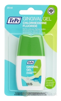 TePe GINGIVAL GEL (0,2% CHX, 0,32% NaF) gél pre medzizubné kefky 1x20 ml