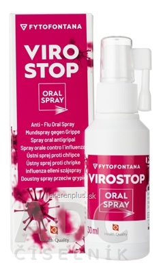 fytofontana VIROSTOP ústny sprej proti chrípke (inov.2022) 1x30 ml