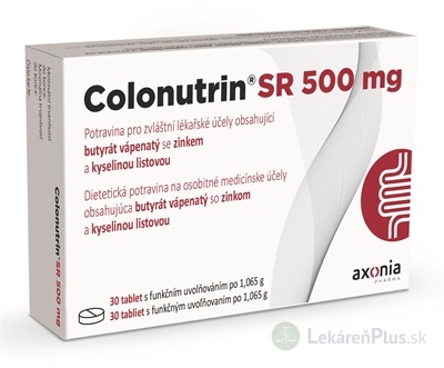 COLONUTRIN SR 500 mg tbl s funkčným uvoľňovaním1x30 ks