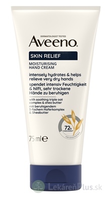 Aveeno SKIN RELIEF Moisturising hand cream hydratačný krém na ruky 1x75 ml
