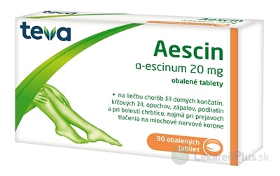 AESCIN Teva tbl obd 20 mg (blis.PVC/Al) 1x90 ks